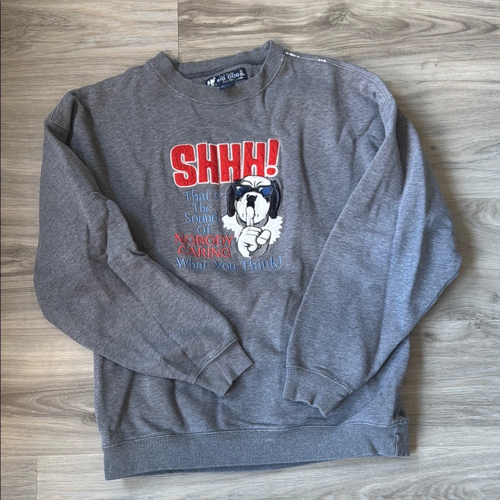 Gray Graphic Men's Sweater